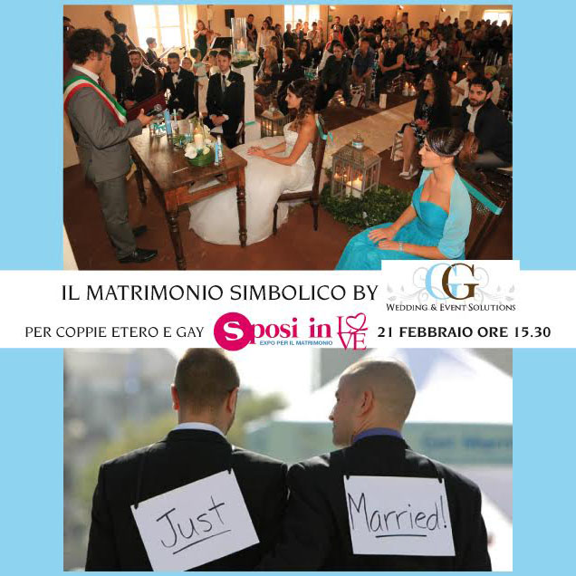Il primo matrimonio simbolico per etero e gay a SPOSI IN